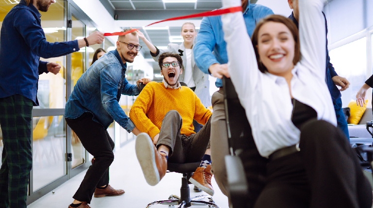 Team building companies professional running corporate event games management activity